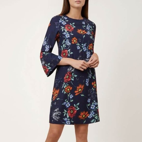 HOBBS London Floral Shift Dress 6 - Picture 1 of 7